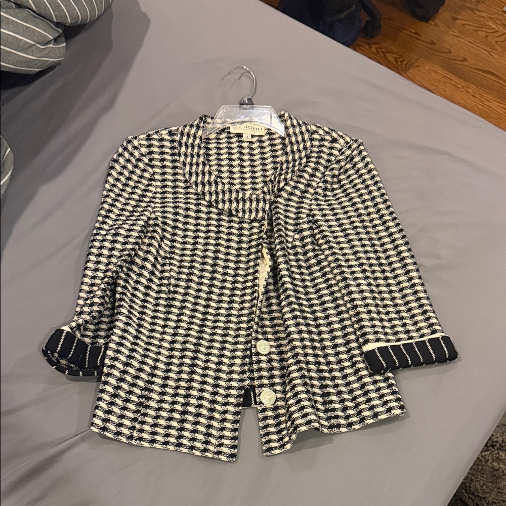 St. John Collection Black and White Jacket
